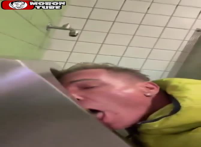 Video :A German politician is caught on camera licking the toilet
